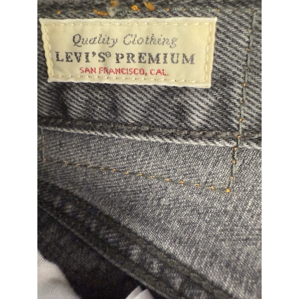 Levi's Premium 501 90's Jean Women's 29x32 Straight Leg Mid Rise Modern Big E - Picture 7 of 16